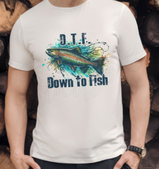 DTF Down to Fish - Unisex Tee