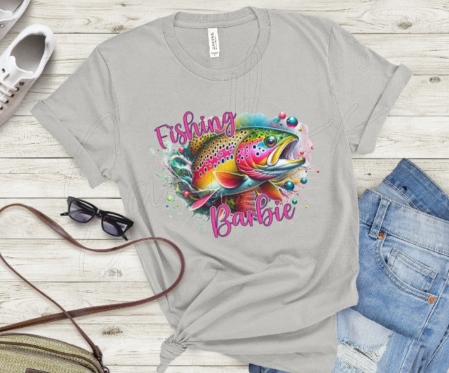 Fishing Barbie Tee