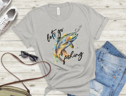 Let's Go Fishing - Unisex Tee